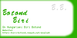 botond biri business card